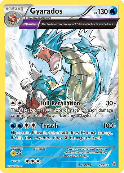 Gyarados (21) — Near Mint (Ancient Origins)