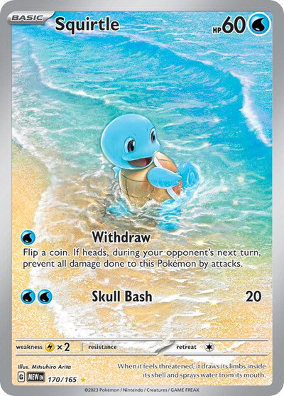 Squirtle — Near Mint (SV: 151)