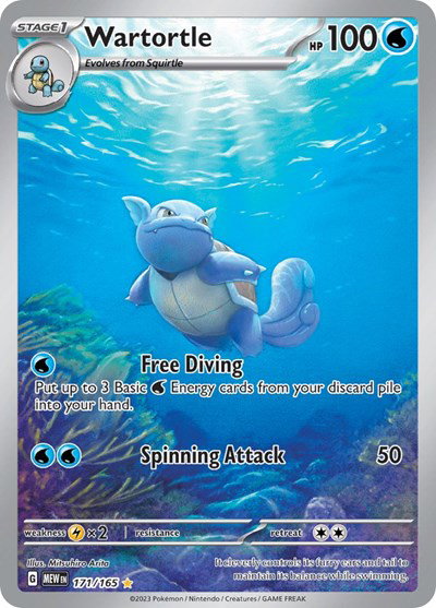 Wartortle — Near Mint (SV: 151)