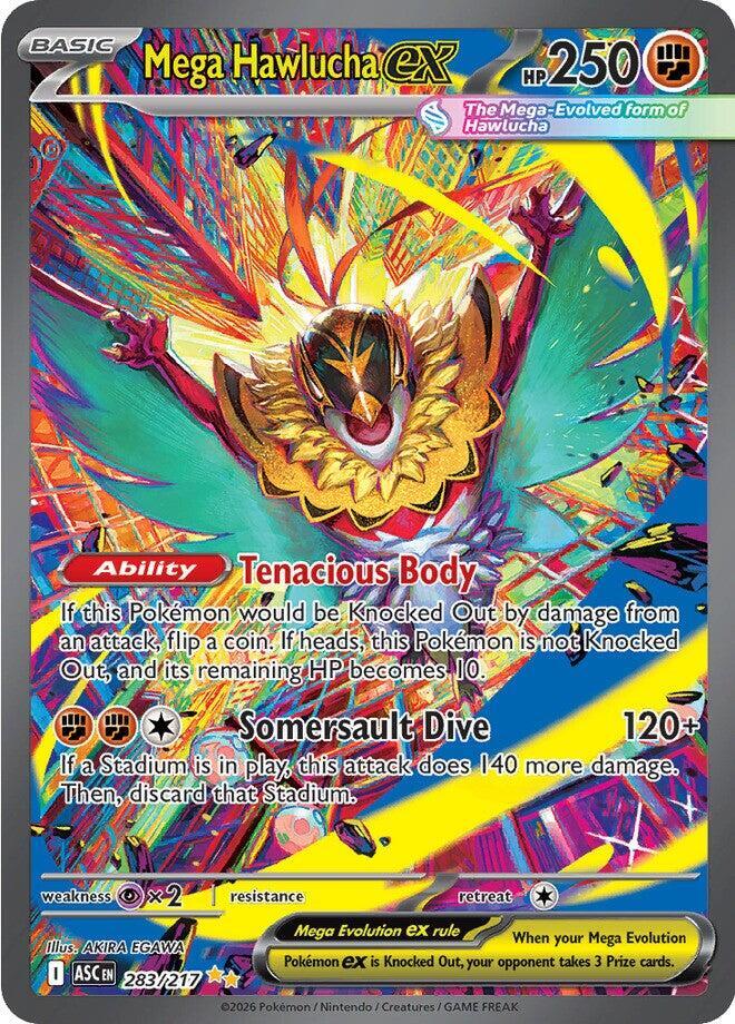 Mega Hawlucha ex — Near Mint (Ascended Heroes)