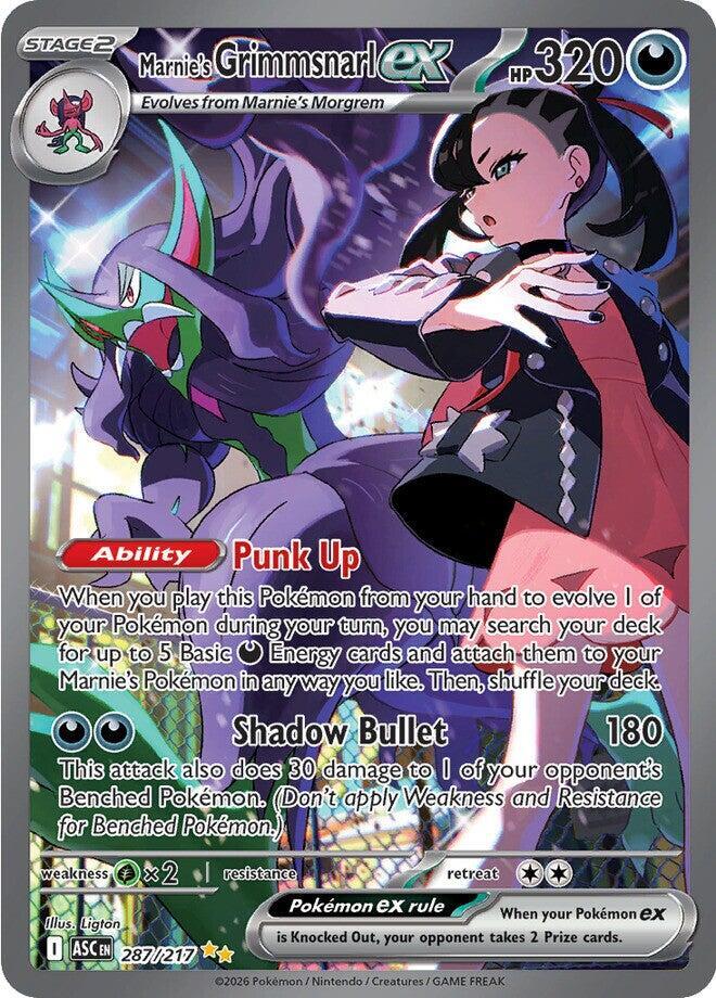 Marnie's Grimmsnarl ex — Near Mint (Ascended Heroes)