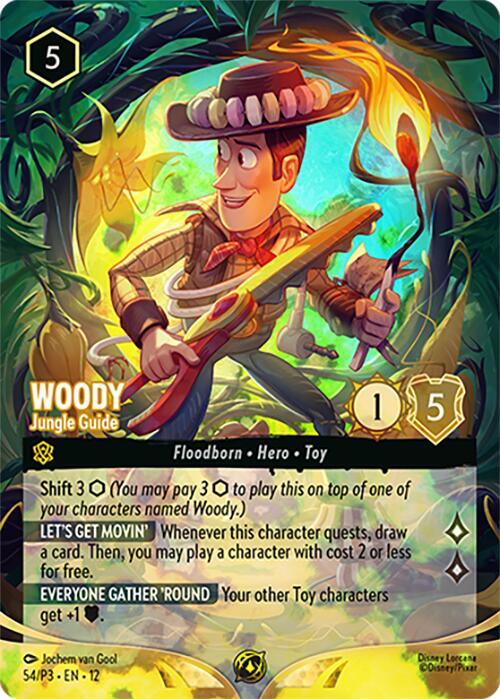 Woody - Jungle Guide (Store Championship) — Near Mint (Disney Lorcana Promo Cards)