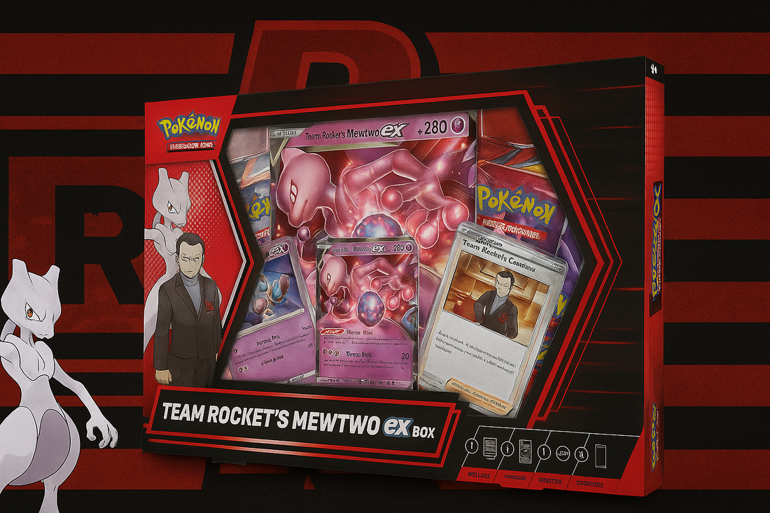 🚀 Unleashing Power & Nostalgia: Team Rocket’s Mewtwo ex Box Review