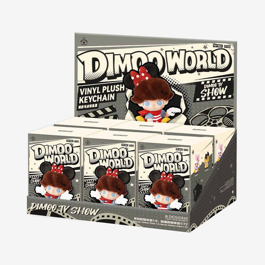 Pop Mart DIMOO WORLD × DISNEY Series-Vinyl Plush Keychain Blind Box