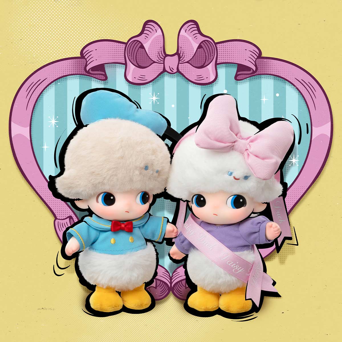 Pop Mart DIMOO WORLD × DISNEY Series-Vinyl Plush Keychain Blind Box