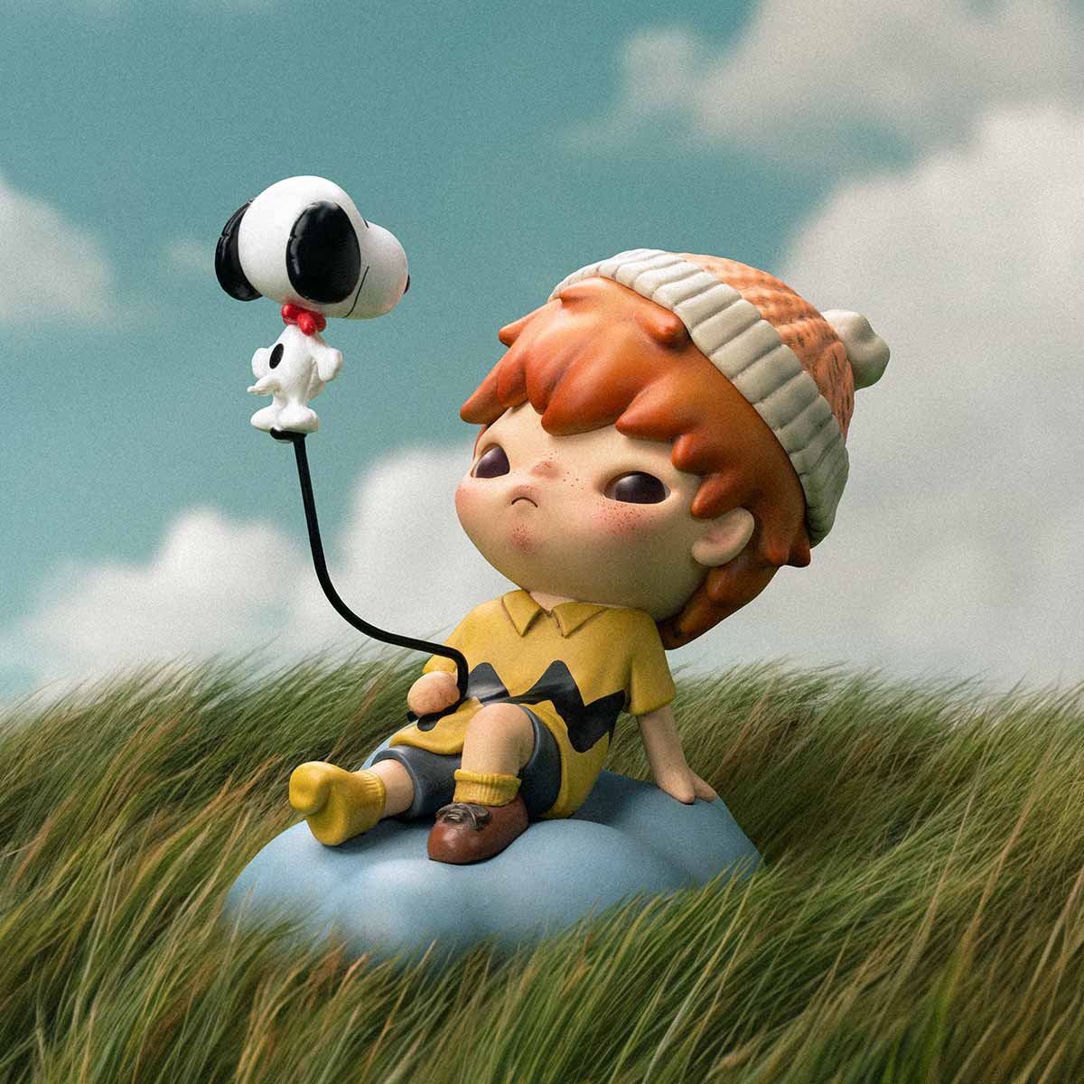 POP MART Hirono × Snoopy Figure