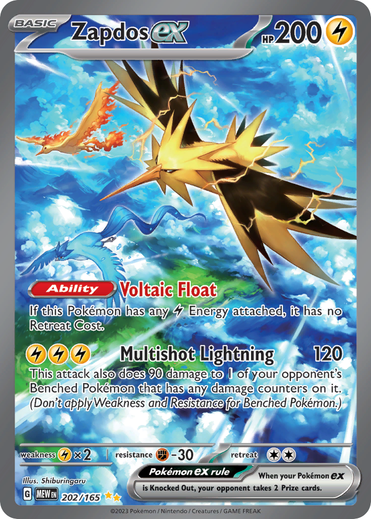 Zapdos ex — SV: 151