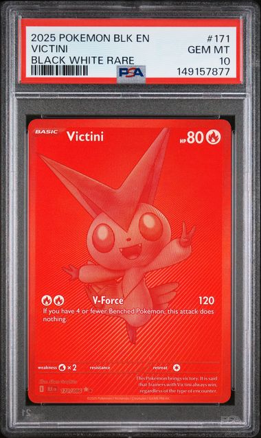 Victini PSA 10 cert image (cert# 149157877)