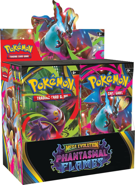Pokémon TCG - Mega Evolution Phantasmal Flames Booster Box (36 Packs)