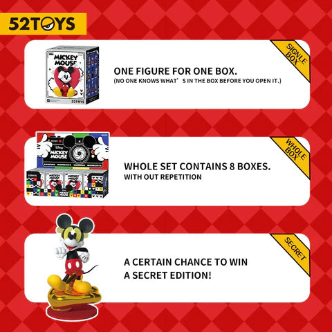 52TOYS Mickey Mouse Shining Moments Series Blind Box