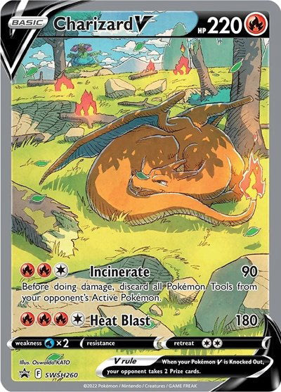 Charizard V — Near Mint (Sword & Shield Promo)