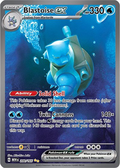 Blastoise ex — Near Mint (SV: 151)
