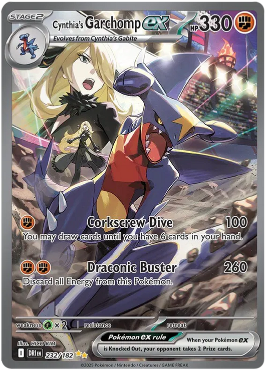 Cynthia's Garchomp ex — Near Mint (Destined Rivals)