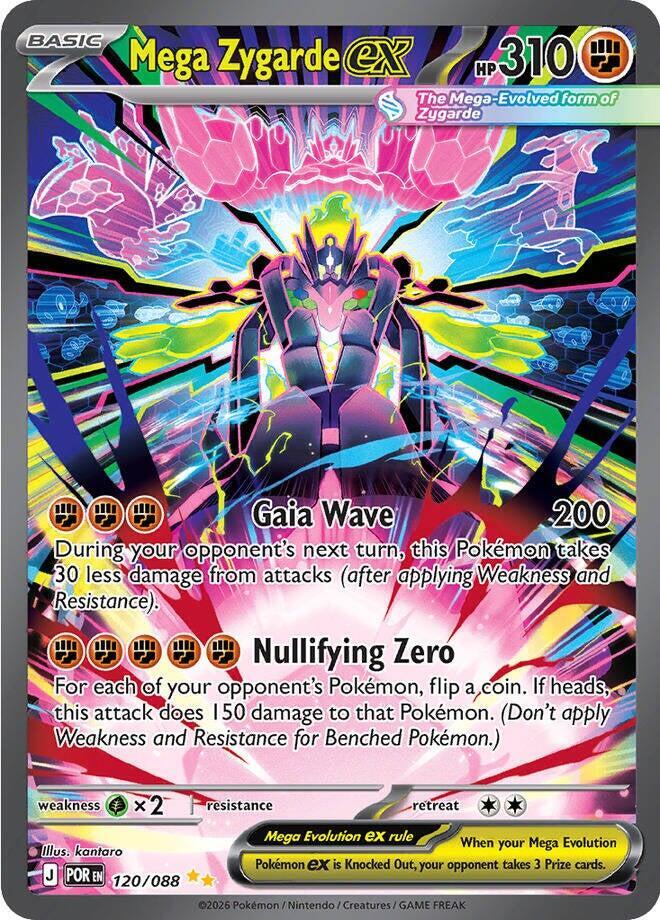 Mega Zygarde ex — Near Mint (Perfect Order)