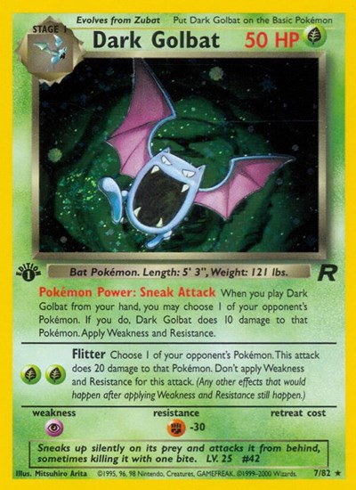 Dark Golbat — Near Mint (Team Rocket)
