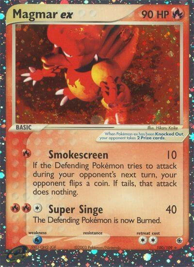 Magmar ex — Near Mint (EX Ruby & Sapphire)